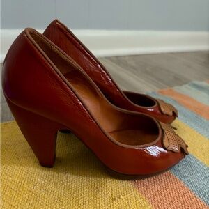 Gorgeous Chie Mihara Peep Toe Shoes 7 37